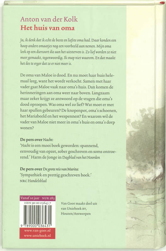 Achterkant van Het huis van oma
