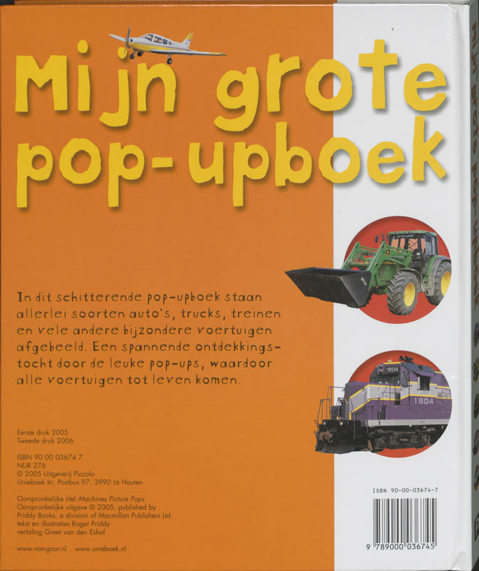 Achterkant van Mijn grote pop-upboek