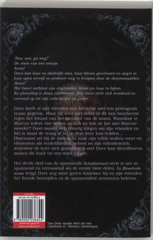 Achterkant van Bloedrode maan
