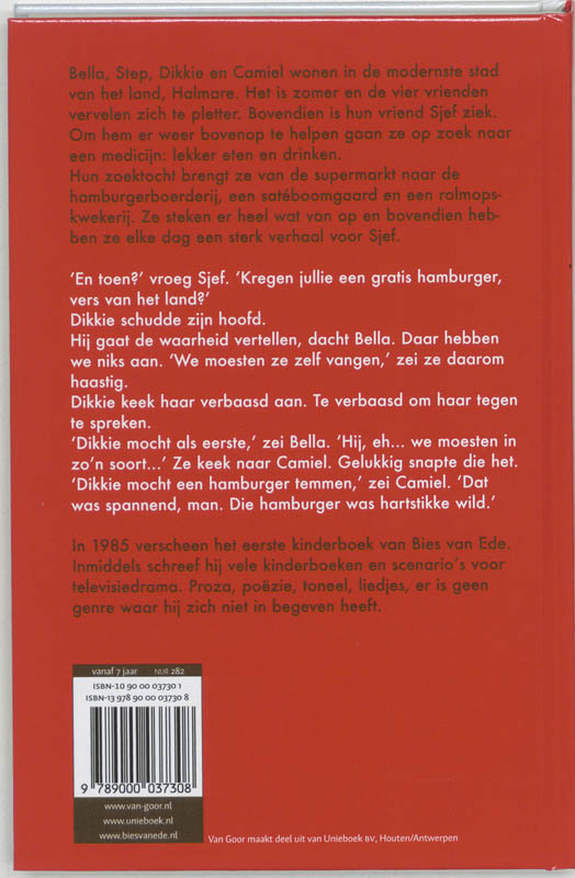 Achterkant van Mijn lievelingsdier is gebraden kip