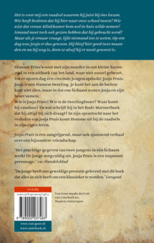 Achterkant van Josja Pruis