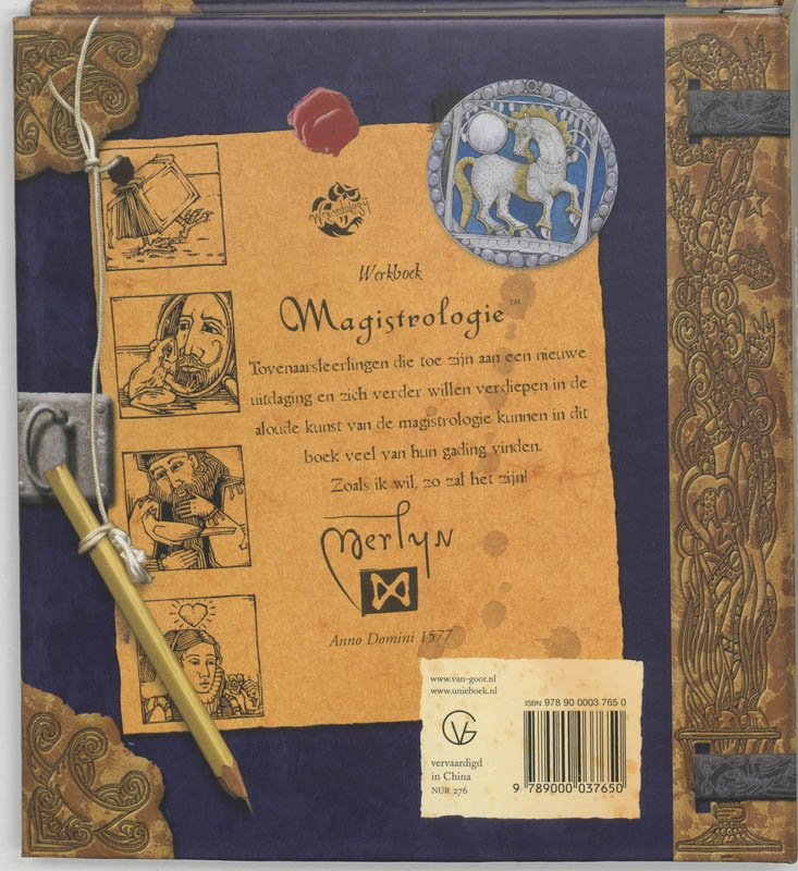 Achterkant van Werkboek magistrologie