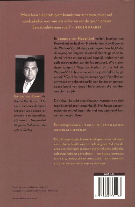 Achterkant van Jongens van Nederland