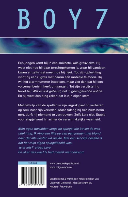 Achterkant van Boy 7
