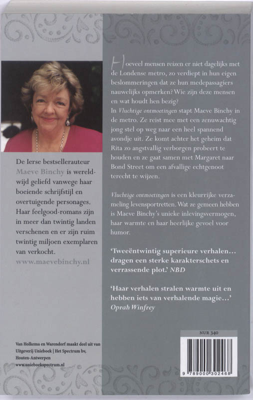 Achterkant van Vluchtige ontmoetingen