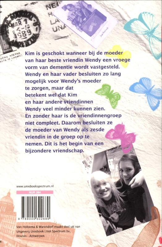 Achterkant van Wendy's moeder