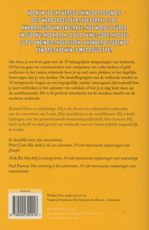 Achterkant van Hoe bouw je een brein