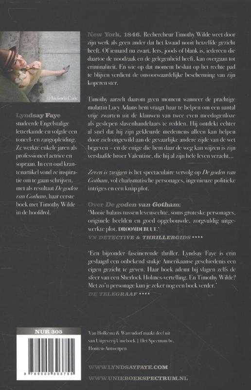 Achterkant van Zeven is zwijgen