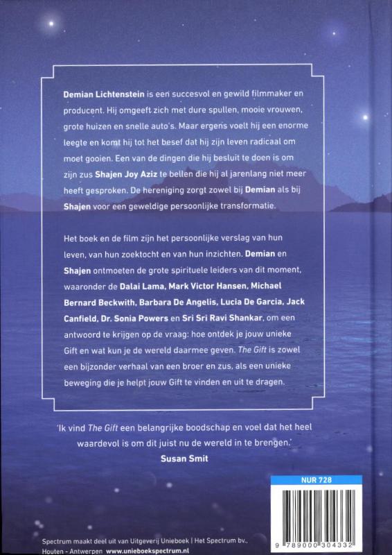 Achterkant van The Gift