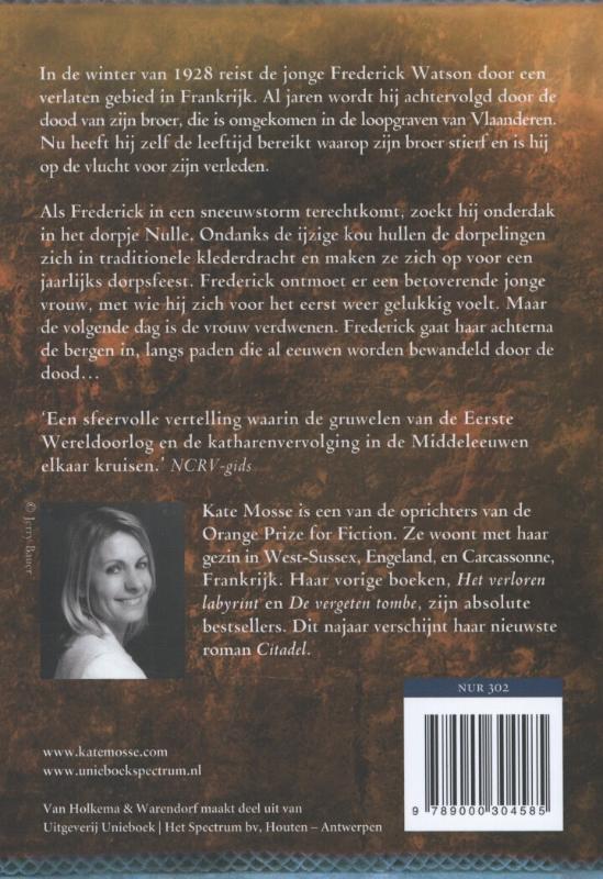 Achterkant van De wintergeest
