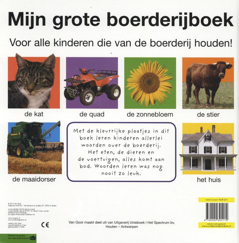 Achterkant van Mijn grote boerderijboek
