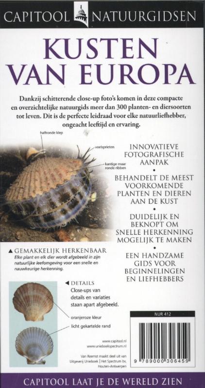 Achterkant van Kusten van Europa