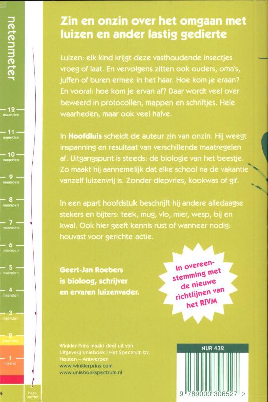 Achterkant van Hoofdluis
