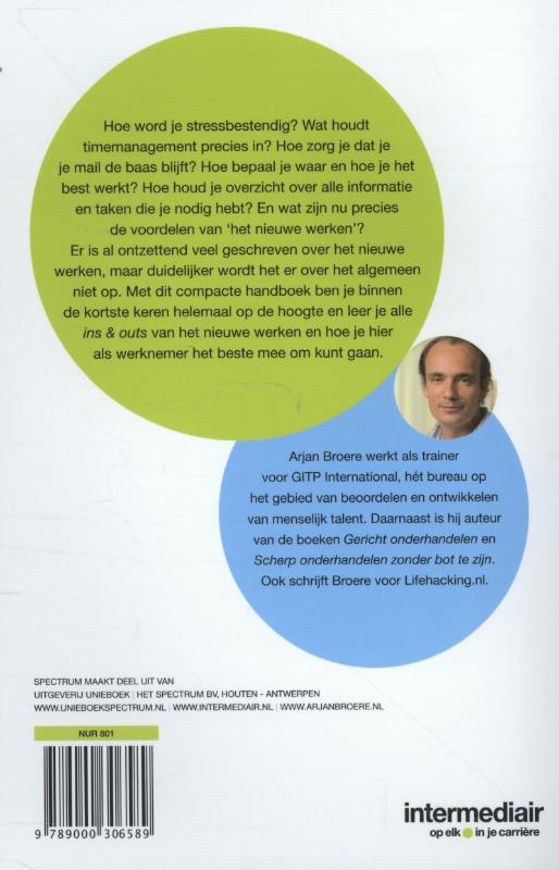 Achterkant van Het nieuwe werken