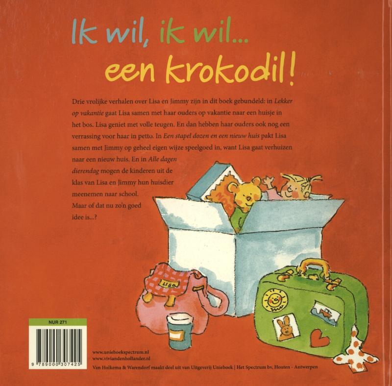 Achterkant van Ik wil, ik wil een krokodil!