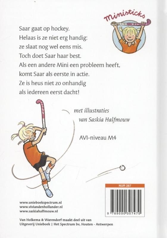 Achterkant van Een stick voor Saar