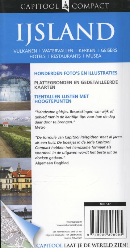 Achterkant van Capitool Compact IJsland