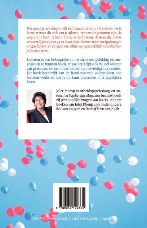Achterkant van Loslaten kun je leren