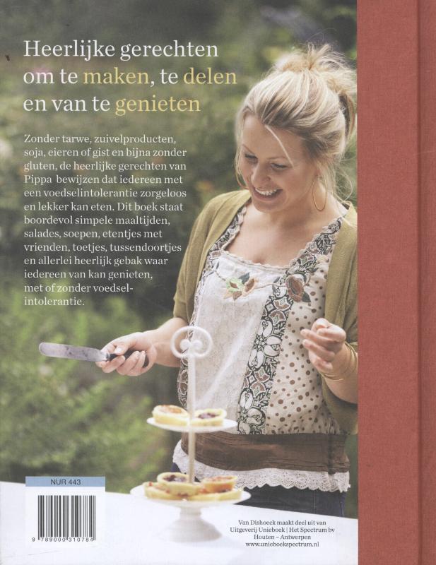 Achterkant van Echt lekker eten met een voedselintolerantie