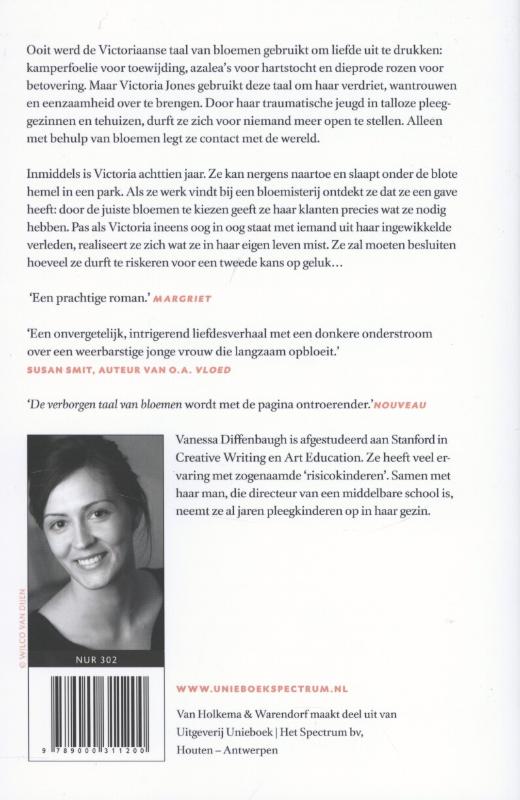 Achterkant van De verborgen taal van bloemen
