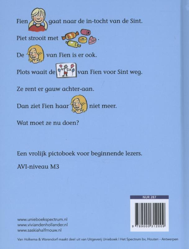 Achterkant van Een pakje voor Piet