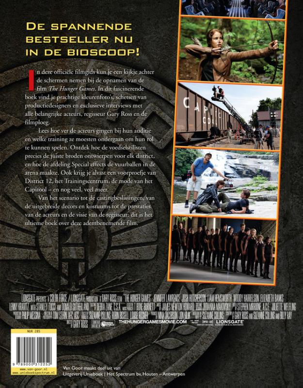 Achterkant van The Hunger games