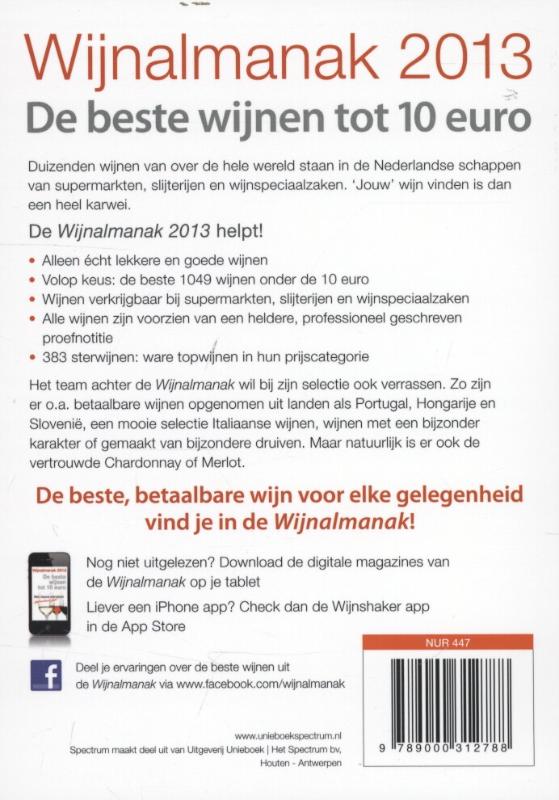 Achterkant van 2013