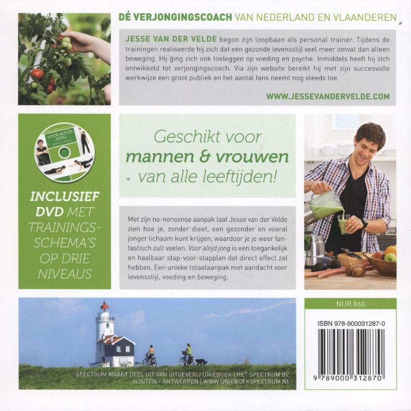 Achterkant van Voor altijd jong