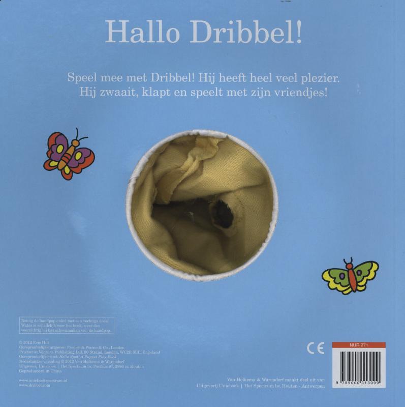 Achterkant van Hallo Dribbel!