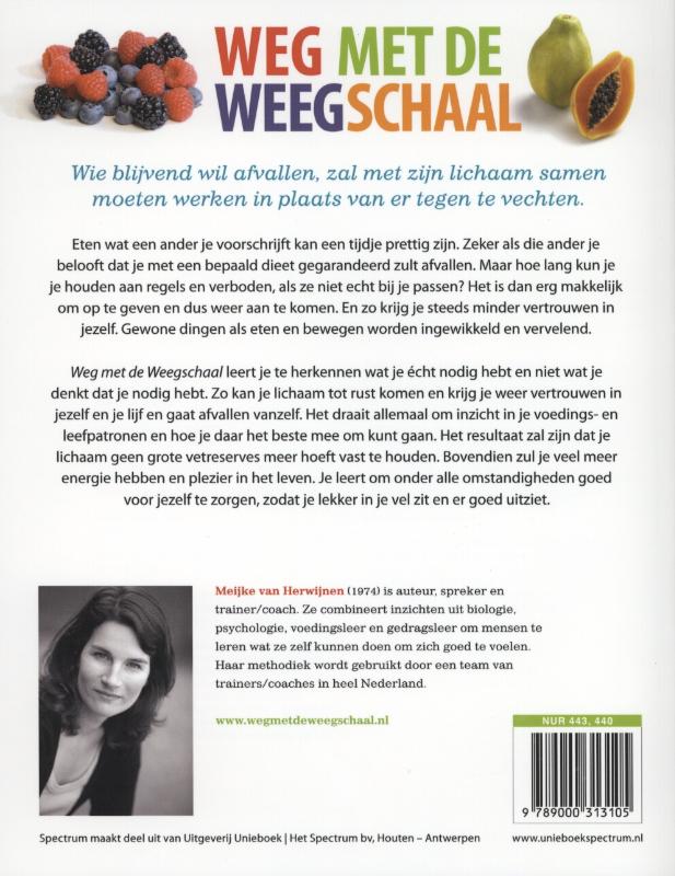 Achterkant van Weg met de weegschaal