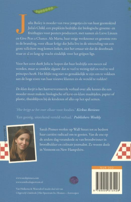 Achterkant van De kluts kwijt