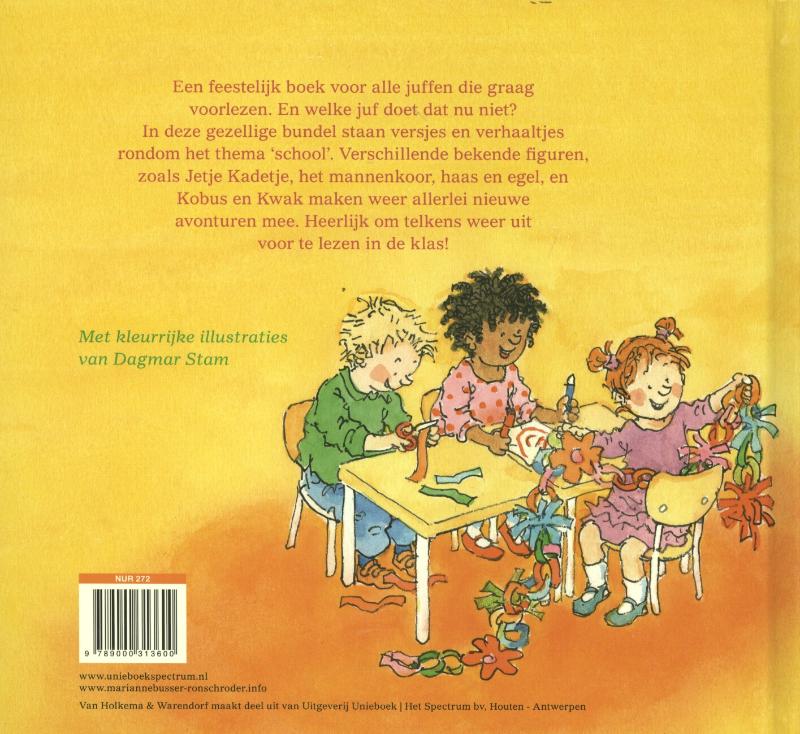 Achterkant van Het voorleesboek voor de allerliefste juf!