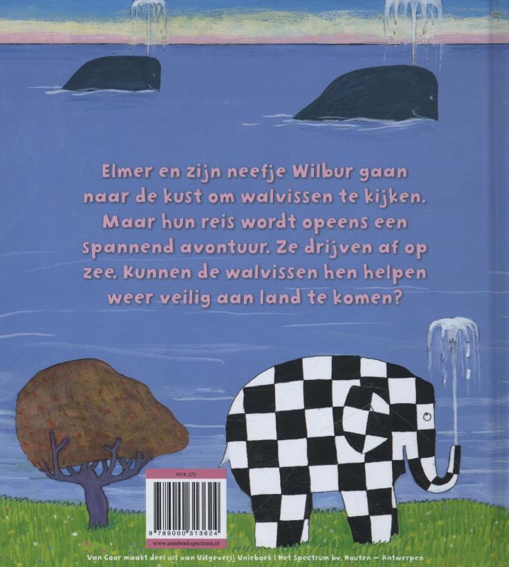 Achterkant van Elmer en de walvissen