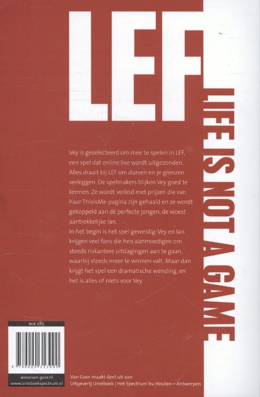 Achterkant van Lef