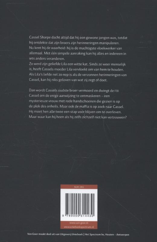 Achterkant van Rode handschoen