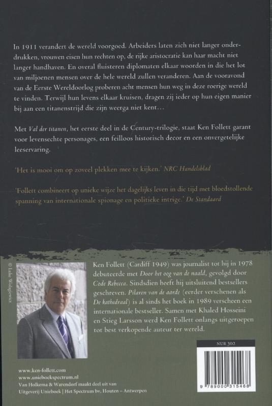 Achterkant van Val der titanen