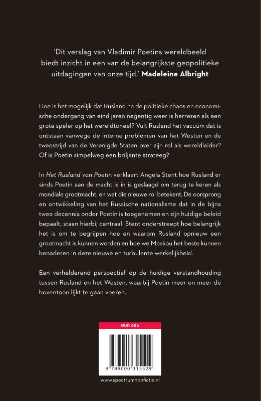 Achterkant van Het Rusland van Poetin