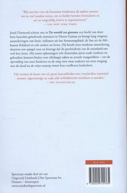 Achterkant van De wereld tot gisteren