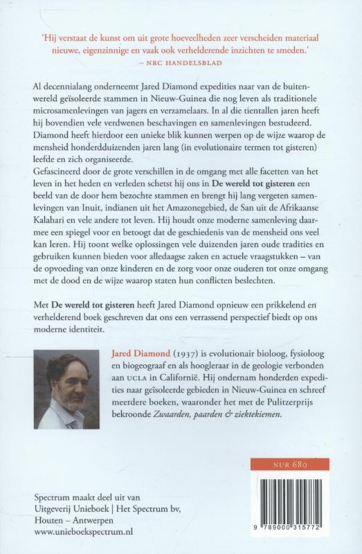 Achterkant van De wereld tot gisteren