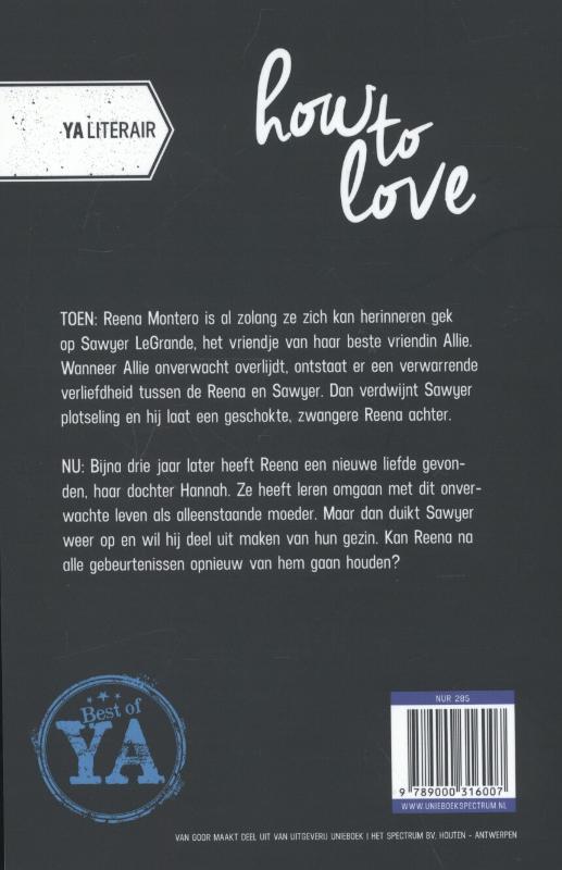 Achterkant van How to love