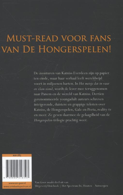 Achterkant van Het meisje dat in vuur en vlam stond