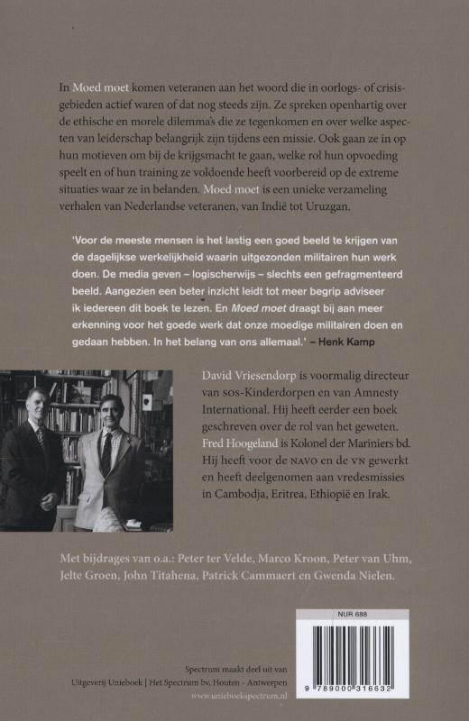 Achterkant van Moed moet
