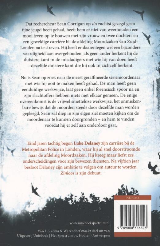 Achterkant van Zinloos