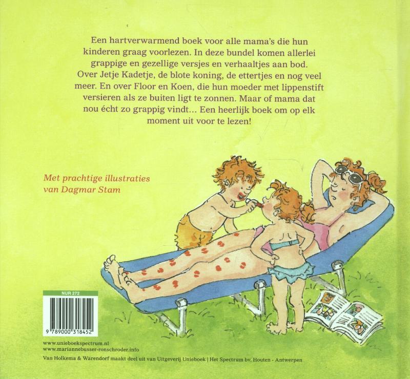Achterkant van Het voorleesboek voor de allerliefste mama!