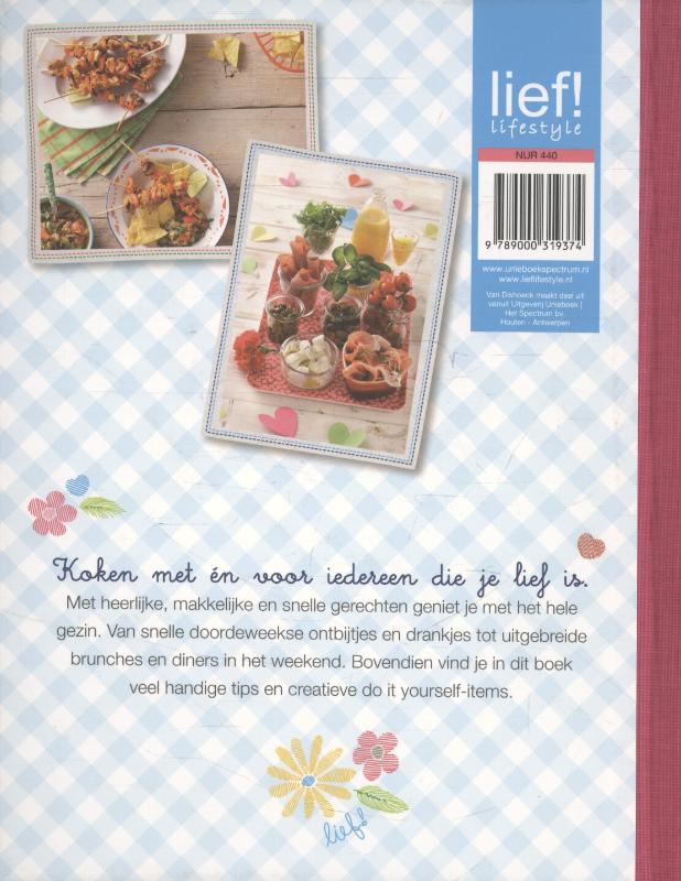 Achterkant van Koken met lief!