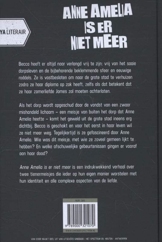 Achterkant van Anne Amelia is er niet meer