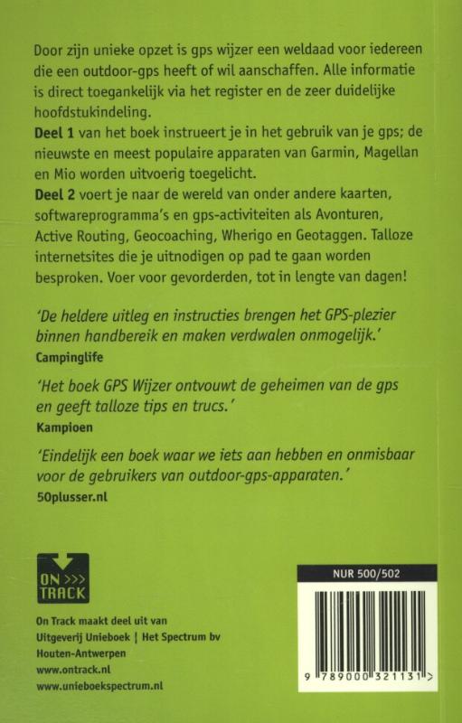Achterkant van GPS wijzer