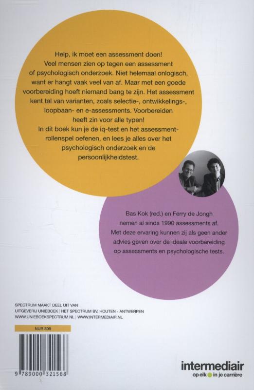 Achterkant van Assessment doen