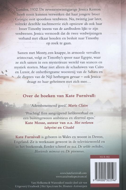 Achterkant van De schaduwen van de Nijl