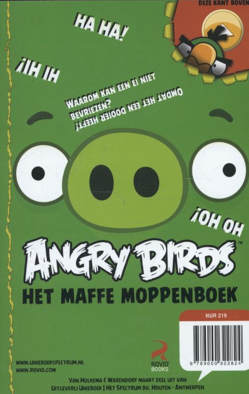 Achterkant van Het maffe moppenboek